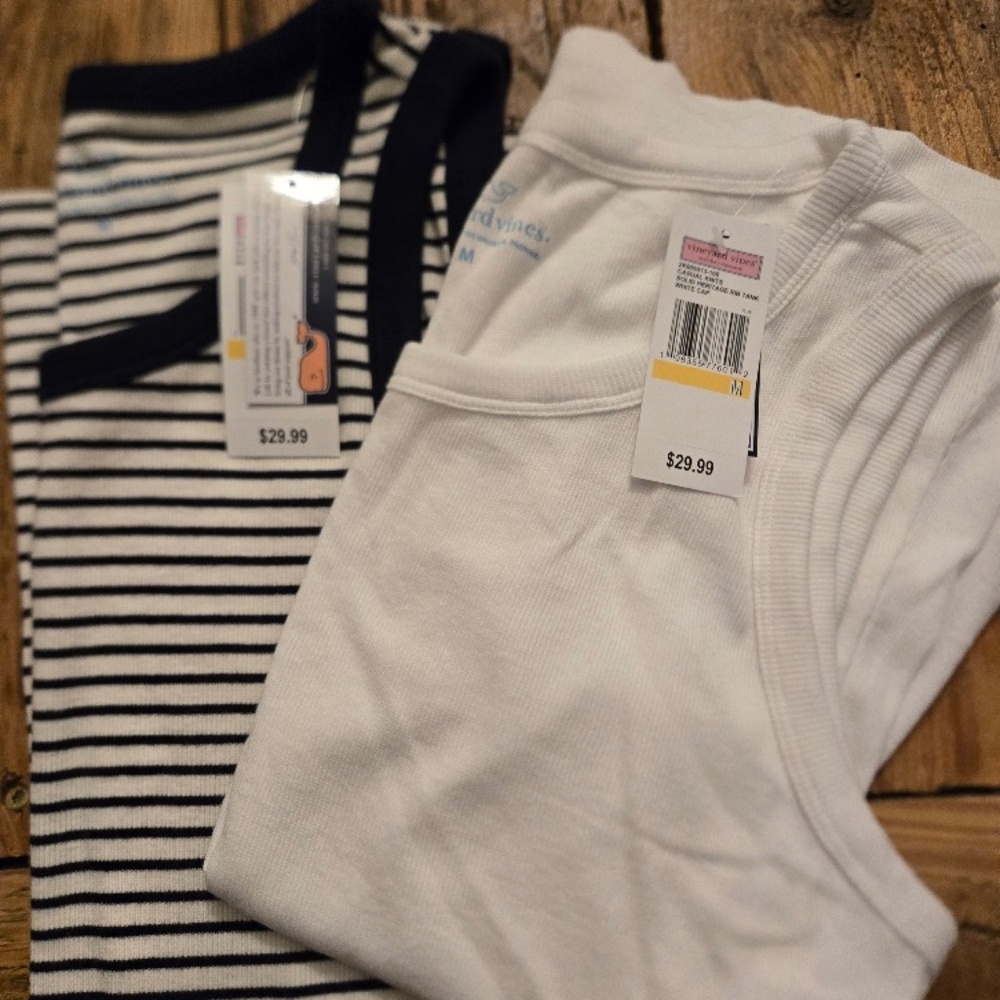 BNWT Women's Vineyard Vines Heritage Rib Tank Bundle